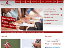 Tablet Screenshot of eduka-centar.com